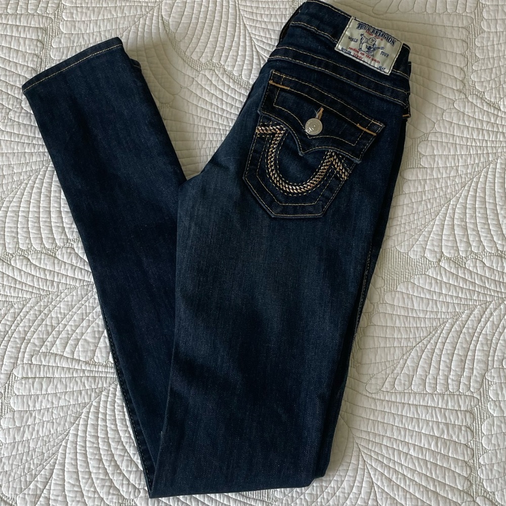 True Religion Skinny Jeans- 25 inch